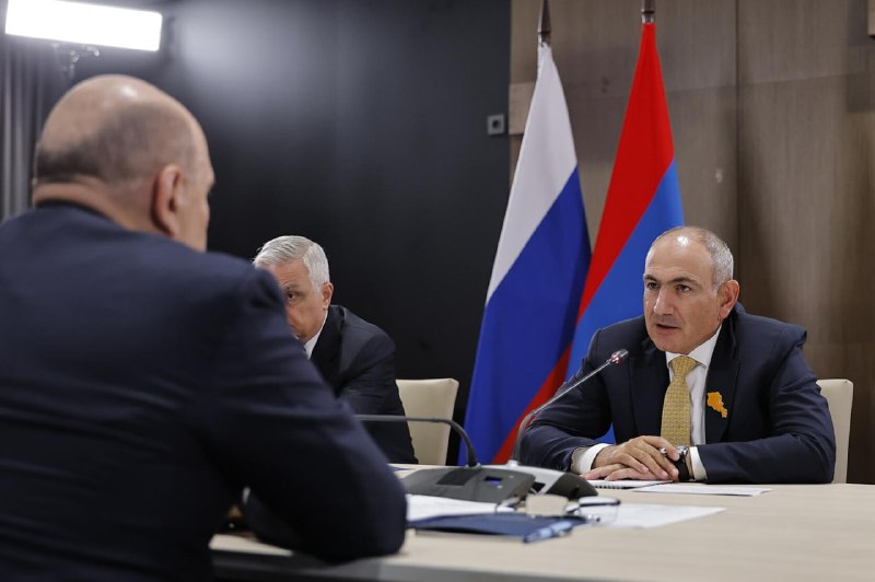 Пашинян рассказал о договорённостях с Мишустиным на встрече в Екатеринбурге