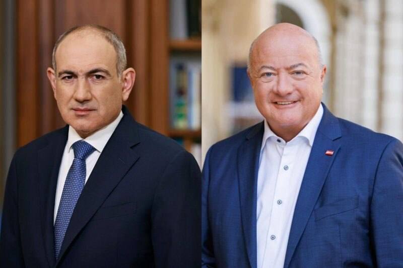 Федеральный канцлер Австрии Кристиан Штокер поздравил премьер-министра Никола Пашиняна с победой на выборах в Армении
