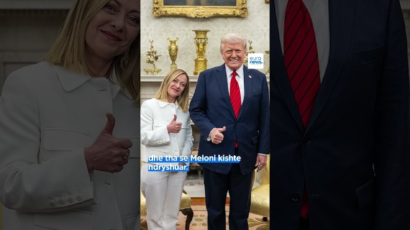 Трамп заявил, что премьер Италии Мелони умоляла о совместном фото; та назвала его слова разочарованием