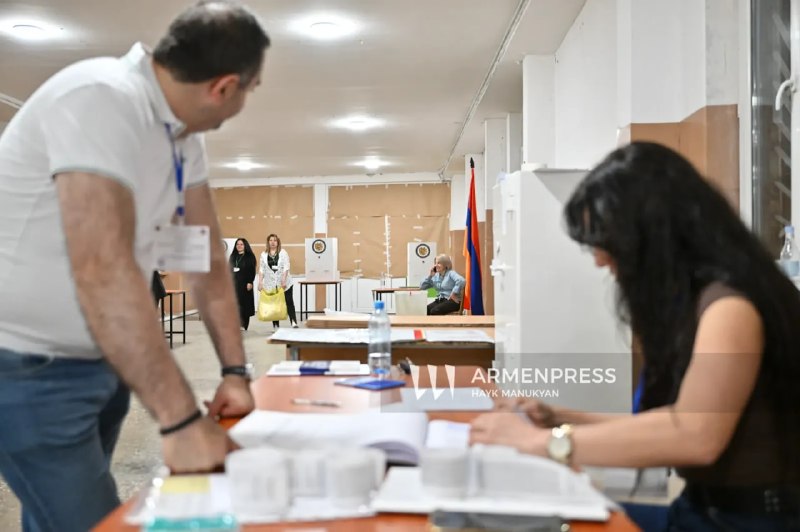 Протоколы ЦИК Армении по выборам 7 июня на сайте комиссии