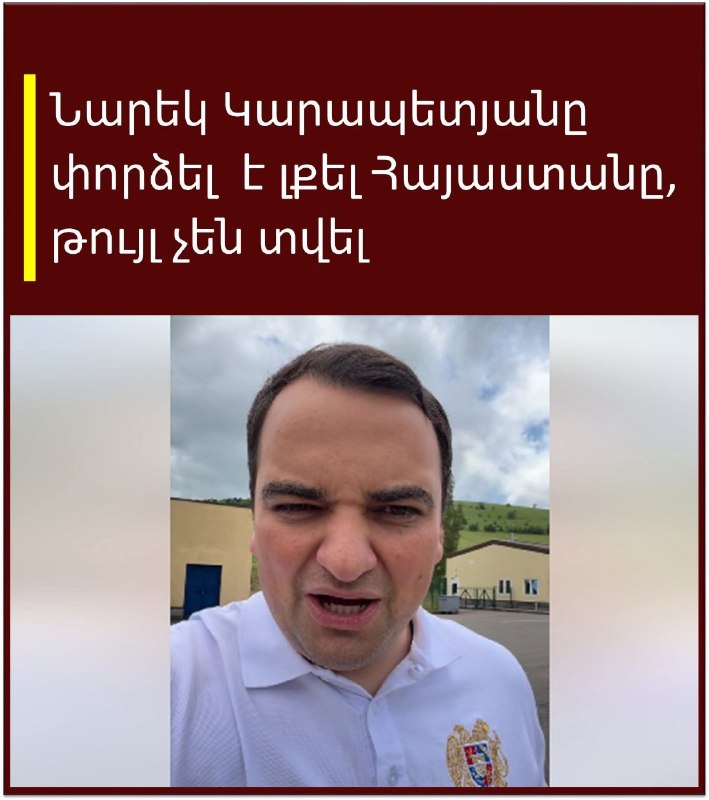 Лидеры оппозиции пытаются покинуть Армению после выборов — Тарон Чахоян