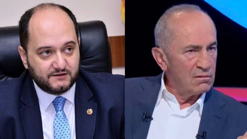 Роберт Кочарян выступает с политическим заявлением относительно событий в Парухе и Пражских соглашений.